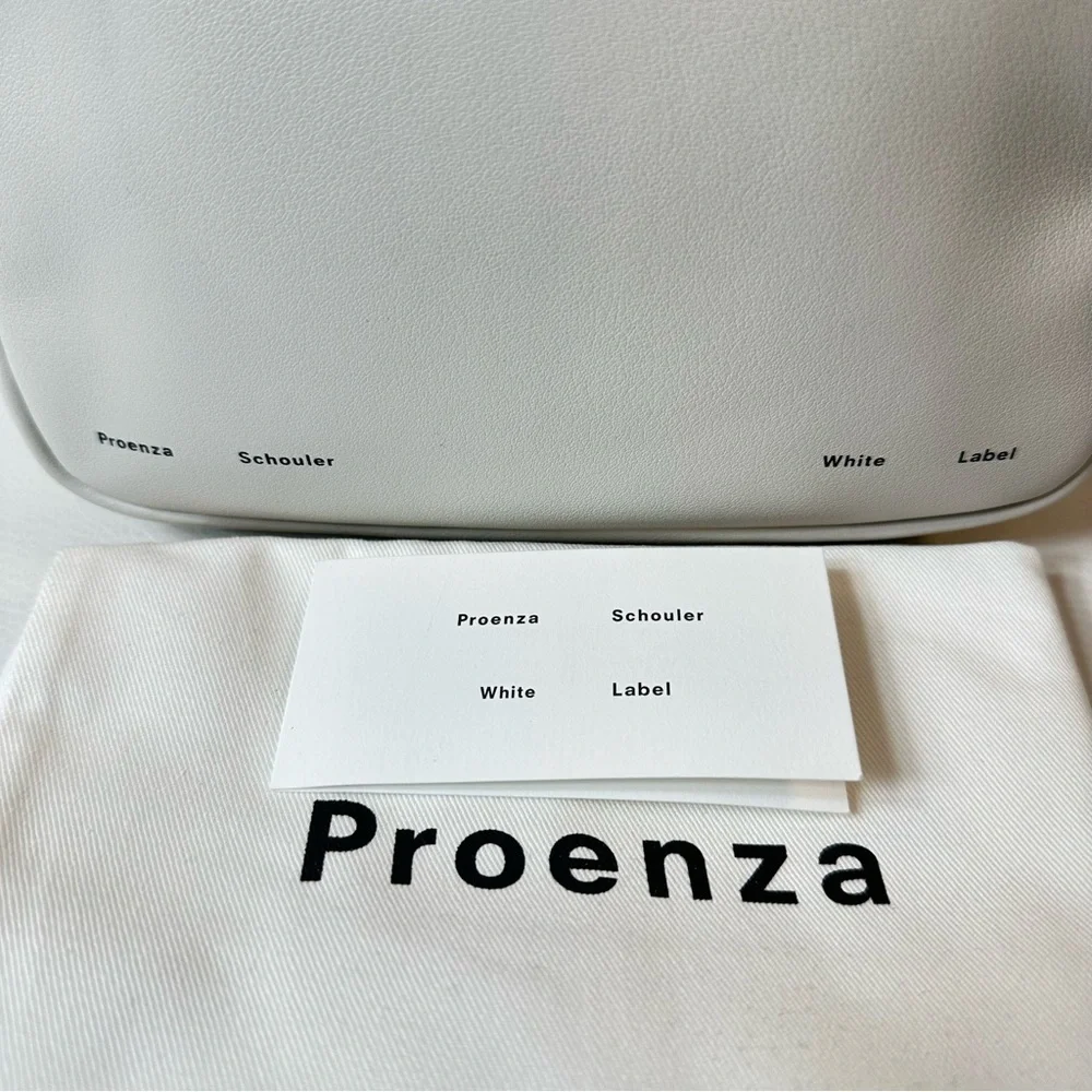 NEW PROENZA SHOULER WATTS LEATHER CAMERA BAG OFF WHITE/BLACK - Picture 7 of 13